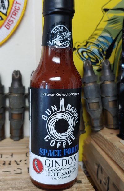 Gindo's + Space Force Hot Sauce
